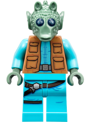 LEGO Minifigure -- Greedo-Star Wars / Star Wars Episode 4/5/6 -- SW0898 -- Creative Brick Builders